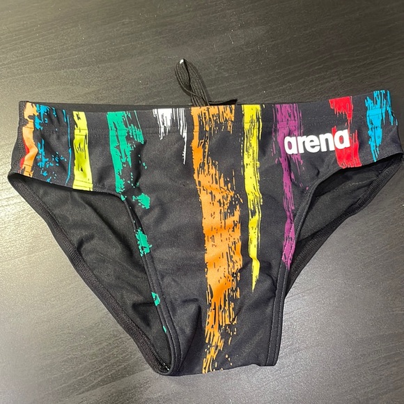 🆕Arena M Team painted stripes brief - Picture 1 of 2